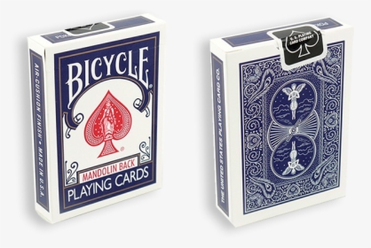 Bicycle Playing Cards 809 Mandolin Blue By Uspcc - Pack Of Playing Cards Png, Transparent Png, Transparent PNG