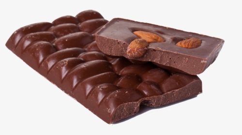 Dark Chocolate Png Free Background - Milk Chocolate Almond Bars, Transparent Png, Transparent PNG