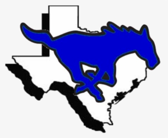 State Of Texas Outline , Png Download - City View Mustangs Logo, Transparent Png, Transparent PNG
