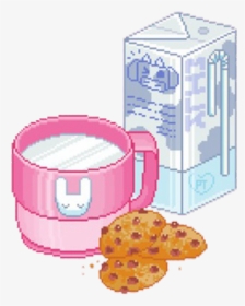 Jpg Freeuse Download Milk And Cookies Clipart - Milk And Cookies Aesthetic, HD Png Download, Transparent PNG