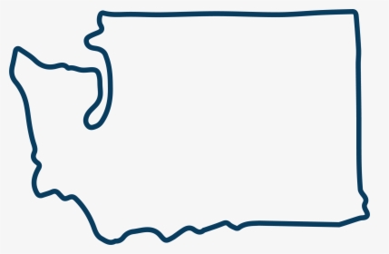 Washington State Outline Blue2 Clipart Png Download- - Washington State Outline Transparent, Png Download, Transparent PNG