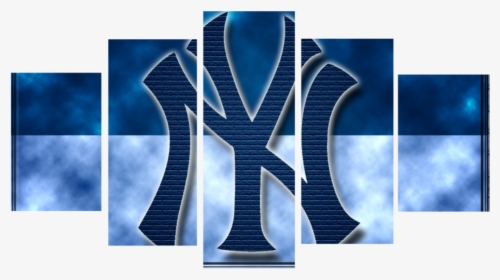 Hd Printed Ny Yankees Logo 5 Pieces Canvas - Iphone New York Yankees, HD Png Download, Transparent PNG