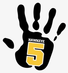 Hawkeye 5 Logo - Hand Print With A Heart Inside, HD Png Download, Transparent PNG