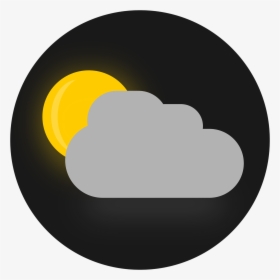 Sun Clouds Icon, HD Png Download, Transparent PNG