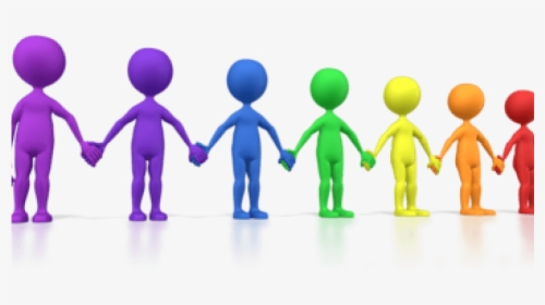 Line Of People Holding Hands , Png Download - Line Of People Holding Hands, Transparent Png, Transparent PNG