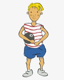 Boy With A Ballon Clip Arts - Dessin Petit Garçon Blond, HD Png Download, Transparent PNG