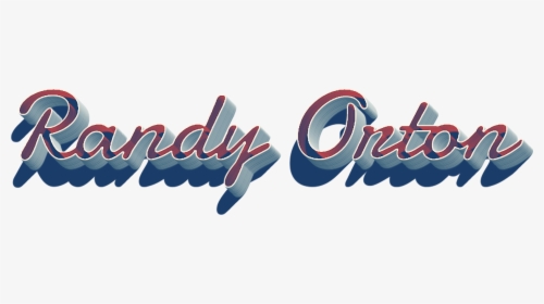 Randy Orton 3d Letter Png Name - Randy Orton Name Png, Transparent Png, Transparent PNG