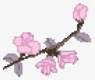 Sakura Flower Pixel Art, HD Png Download, Transparent PNG