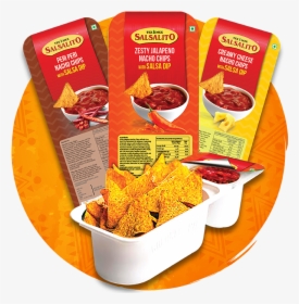 Salsalito Nacho Chips With Dip, HD Png Download, Transparent PNG