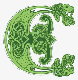 Celtic, Knot, Letter, Monogram, C, Initial, Ornamental - Celtic Designs, HD Png Download, Transparent PNG