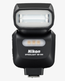 Nikon Sb500 Speedlight W/ Video Led Video   Title Nikon - Nikon Sb 500 Af Speedlight, HD Png Download, Transparent PNG