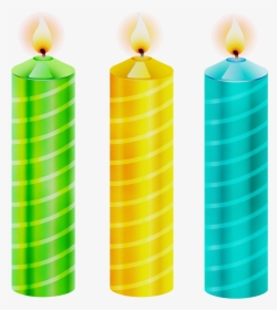 Portable Network Graphics Candle Clip Art Birthday - Happy Birthday Candles Transparent, HD Png Download, Transparent PNG