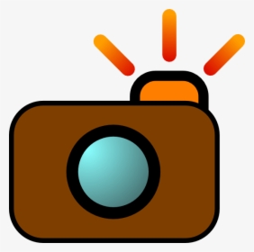 Camera Brown Clip Art At Clker - Camera Clip Art, HD Png Download, Transparent PNG