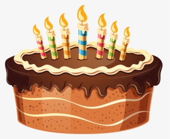 Birthday Cake With Candles Png - Birthday Cake Clipart Transparent, Png Download, Transparent PNG