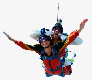 Tandem Skydiving - Skydiver Png, Transparent Png, Transparent PNG