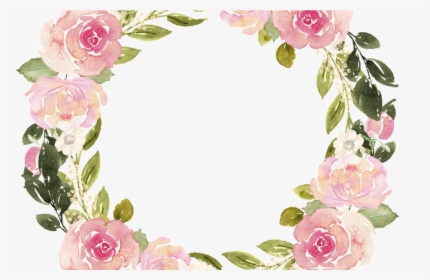 Clipart Resolution 1368*855 - Pink Flowers Wreath Png, Transparent Png, Transparent PNG