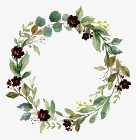 Floral Wreath - Wedding Transparent Background Wreath Clipart, HD Png Download, Transparent PNG