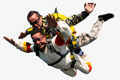 Tandem-skydiving - People Skydiving No Background, HD Png Download, Transparent PNG