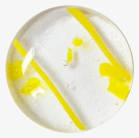 1 Inch Round Yellow Confetti On Clear Transparent Fused - Circle, HD Png Download, Transparent PNG