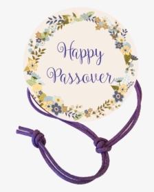 Happy Passover Floral Wreath Napkin Knot Product Image - Wreath, HD Png Download, Transparent PNG