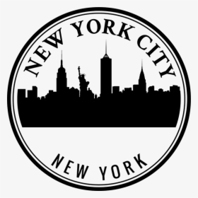 Transparent New York Skyline Clipart - Nyc Circle Clipart, HD Png Download, Transparent PNG