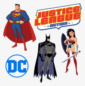 Justice League Action Season 1 Part 1 Dvd - Justice League Action Superman, HD Png Download, Transparent PNG