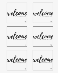 Welcome Gift Tag, HD Png Download, Transparent PNG