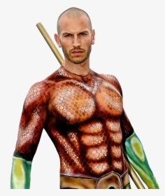 Aquaman Body Painting, HD Png Download, Transparent PNG
