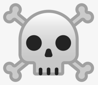 Transparent Skull And Crossbones Clipart - Emoji Caveira, HD Png Download, Transparent PNG