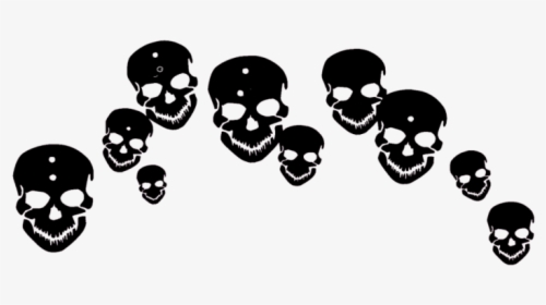 #black #emoji #emojis #crown #tumblr #skeleton #skull - Pink Overlays Png, Transparent Png, Transparent PNG