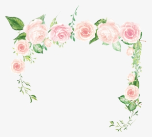 Pink Flower Rose Green - Hybrid Tea Rose, HD Png Download, Transparent PNG