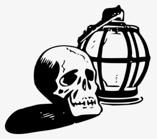 Skeleton Head Clipart Paper Skull - Skeleton Art Line, HD Png Download, Transparent PNG