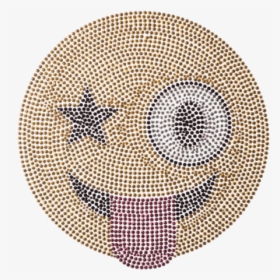 Star Eye Emoji - Circle, HD Png Download, Transparent PNG