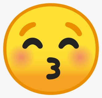 Emoji Meaning Kissing Face With Closed Eyes, Hd Png - Kissing Face With Closed Eyes Emoji, Transparent Png, Transparent PNG