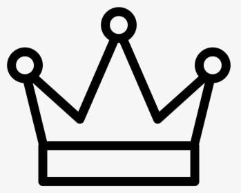 Black And White Crown Emoji - Fairytale Icon, HD Png Download, Transparent PNG