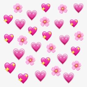 #heart #hearts #flower #flowers #emoji #emojis #pinkheart - Wholesome Emoji Transparent Background, HD Png Download, Transparent PNG