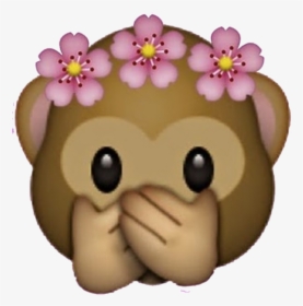 Monkey Flower Emoji, HD Png Download, Transparent PNG