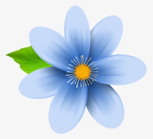 Blue Flower Png - Blue Flower Clip Art, Transparent Png, Transparent PNG