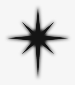 Black Star Cliparts - Star Of Bethlehem 3d, HD Png Download, Transparent PNG