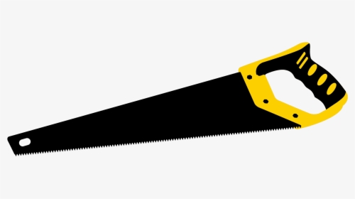 Hand Saw Tool - Hand Saw Vector Png, Transparent Png, Transparent PNG