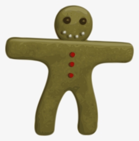 Gingerbread Man Clip Arts - Gingerbread Man Clipart .png, Transparent Png, Transparent PNG
