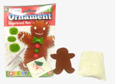 Ornament Craft Kit Gingerbread Man - Gingerbread, HD Png Download, Transparent PNG