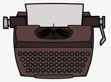 Clip Art Old Fashioned Typewriter Clipart - Cartoon Typewriter Transparent, HD Png Download, Transparent PNG