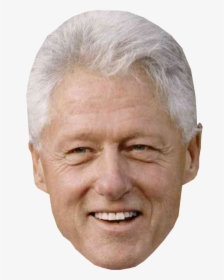 Bill Clinton Png - Bill Clinton Face Cut Out, Transparent Png, Transparent PNG