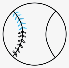 How To Draw Baseball - Baseball Drawing, HD Png Download, Transparent PNG