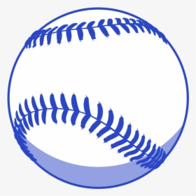 Transparent Baseball Ball Stitch Clipart - Baseball With Blue Stitching, HD Png Download, Transparent PNG
