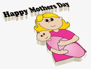Happy Mothers Day Png Free Download - Cartoon, Transparent Png, Transparent PNG