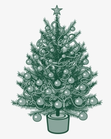 Christmas Tree, X-mas, Christmas, Fir Tree, Tree, Green - Christmas Tree Vector, HD Png Download, Transparent PNG