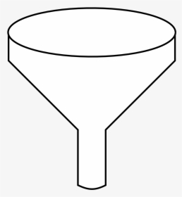 Funnel 20clipart - Sales Funnel Icon White, HD Png Download, Transparent PNG