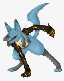 Genos The Cyborg Lucario Pivhahq - Cyborg Lucario, HD Png Download, Transparent PNG
